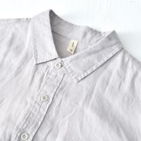Camisa De Lino Puro Para Hombres Diseñadora Nueva Con Manga Larga Moda Casual Comoda Top Ropa Camisas De Hombre Chemise - details 17