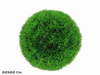 Gerimport Bola hierba artificial verde 22 cm diámetro - details 1
