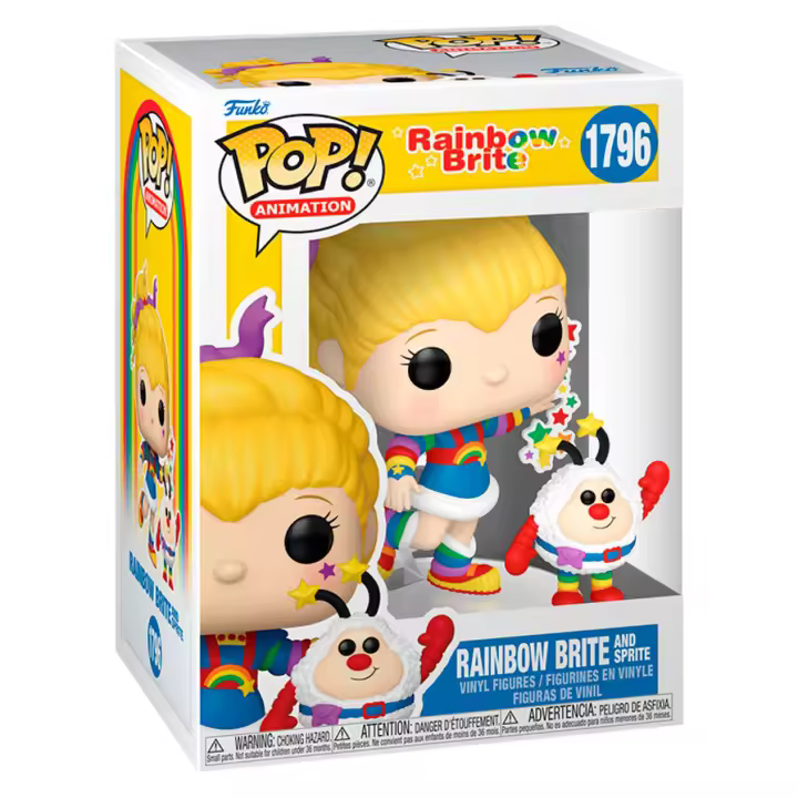 Figura Pop La Tierra Del Arcoiris Rainbow Brite And Sprite-Figura de Vinilo Coleccionable - Idea de Regalo- Mercancia Oficial - Juguetes para Niños y Adultos - Movies Fans - Muñeco para Coleccionistas y Exposición - 1