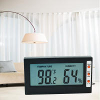 Medidor De Temperatura Y Humedad Digital Con Pantalla LCD Máximo Mínimo Tester De Ambiente Estación De Trabajo Interior Sensor De Temperatura - details 2