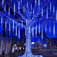 Luces De Lluvia De Meteoros LED 30/50CM Impermeables Para Decoración De Navidad Y Fiestas En Patio Cadenas De Luz De Hadas Con Caída De Lluvia Fairy - details 3