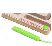 Juego Educativo Montessori De Colores Magnéticos Con Tablero De Laberinto Y Bola Mueble Bebés Para Niños Juguete Sensorial De Madera Para Edad 3-12 Años - details 9