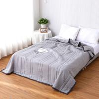 Comodidad De Verano De Algodón Lavado Reversible Ligero Y Transpirable Manta Refrescante Para Otoño Y Primavera Suave Y Delgada - details 9