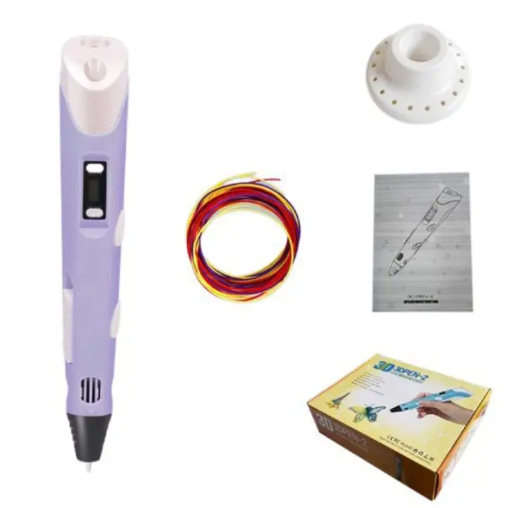 Pluma de Impresión 3D Mejorada con Pantalla LCD📱| Incluye Pluma 3D, 3 Rollos Iniciales de PLA en Colores Vívidos🎨+ Libro de Diseño de Plantas🌿+ Guía de Proyectos📚+ Cargador🔌| Ideal para Entusiastas del Bricolaje👨🔧👩🔧Y Principiantes🌟 - 1