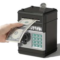 Hucha Electrónica para Niños 3-12 Años Caja Fuerte Niños Hucha Cajero Automatico Hucha con Código Caja de Monedas Banco de Dinero Divertido Caja Fuerte Juguete Regalo para Niños Niñas - details 10