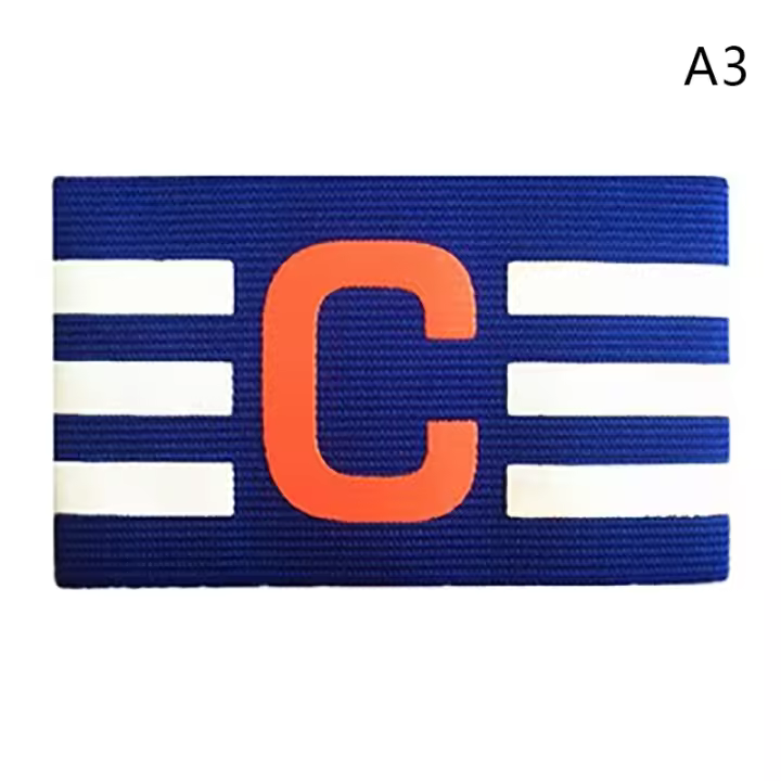 Armband De Capitán De Fútbol Ajustable Con Cierre De Toque Brazalete Líder Competición Para Jugador De Fútbol - 1