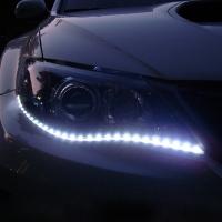 2pcs Luz Flexible LED Adhesiva Autocollante 30cm 15 LEDs Impermeable Para Decoración De Coche Y Hogar Multicolor - details 0