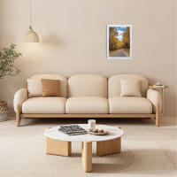 WAI 2 MARKET - Marco de Fotos Blanco, Hecho de Madera MDF con Panel de Cristal - Elegante y Resistente, Ideal para Decoración del Hogar y Exposición de Recuerdos - Tamaños 9x13, 10x15, 13x18, 15x20, 18x24, 20x25, 20x30, 24x30, A3, A4 - Con Soporte de Pie - details 2