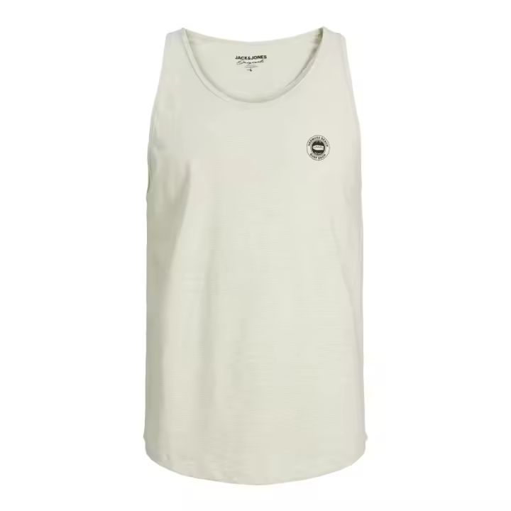 Jack & Jones mod. 12234252 Camiseta tirantes con microrayas jaspeadas - 1