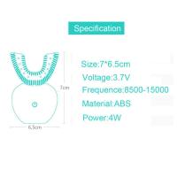 Cepillo de dientes automático en forma de U, cepillo de dientes para adultos de 360° - Cepillo de dientes automático ultrasónico en forma de U para blanqueamiento dental - details 2
