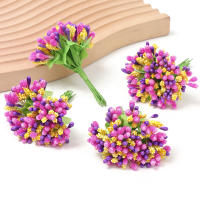 1/3/5Pcs Estambres De Flores Artificiales 8CM Para Decoración De Casamiento Fiesta Hogar Regalo De Navidad Accesorios De Ornamento - details 9