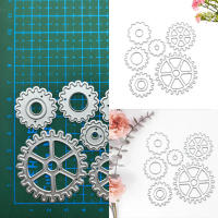 Molde De Corte De Dientes De Rodilla Circular Para Manualidades Estampado En Metal Borde De Tarjeta Plantillas De Punched Stencils DIY - details 0