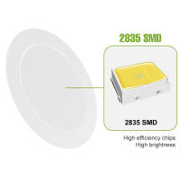 Lámpara De Techo Redonda LED Intalada En Recessed 5W 10W 15W 20W 25W Luz De Punto Para Interior 6000K Blanco Frío AC220V Para Sala De Estar Y Dormitorio - details 2