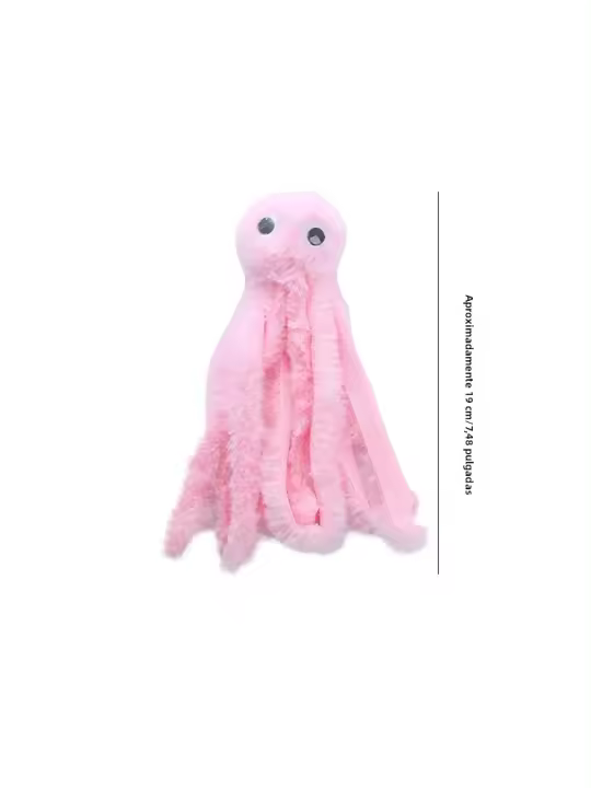 Juguete Para Gato Octopus De Peluche Lindo Resistente a Mordeduras Juguete Interactivo Para Divertir a Tus Mascotas - 1