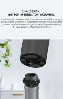 Abrevidor De Botellas De Vino Eléctrico Automático Recargable Con Base De Carga Herramientas De Vino Eco-amigable Acero Inoxidable - details 6