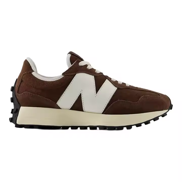 Zapatillas New Balance Marrones 327 Pumpernickel con Linen Cómodas y Duraderas - 1