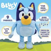 Muñeco De Peluche Bluey Hablando Familia De Bingo Perro Música Figura Kawaii Anime Juguetes De Peluche Animales Para Niños Regalo De Vacaciones - details 0