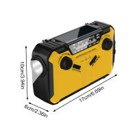 Radio de emergencia de 2500mAh, dispositivo Solar con manivela, para supervivencia al aire libre, escalada, senderismo, carga USB, Banco de energía，Prevención de desastres Previsión meteorológica Radio de emergencia - details 6
