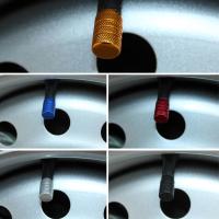 4Pcs Accesorios Universales Para Coche Tapas De Válvula De Neumático Estilo En Rosca Aluminio Válvula De Rueda Accesorios De Automóvil - details 6