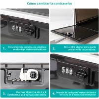 Caja De Almacenamiento Transparente Para Alimentos Con Cerradura De Combinación Caja De Medicamentos Compacta Para Teléfonos Móviles Y Tabletas - details 8
