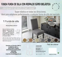 Almeritex Modelo Neuvo Funda superelástica 8 Colores, Para sofá , Silla,Chaise Longue Brazo Largo, y Orejero ,Transpirable, cómoda y Duradera, fácil de Instalar, Dimensiones - details 5