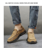 Zapatos De Lona Para Hombre Tenis Cómodos Para Caminar Moda Negocios Slip on Casual Confort Para Conducción - details 2