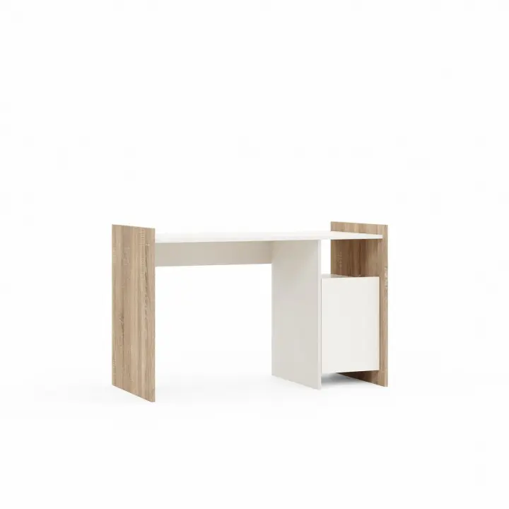 Escorio Cora, Agomerado de Melamina, Sonoma, 124,4x60x80 cm - 1