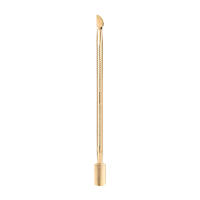 2-Way Golden Cuticle Pusher Herramienta De Cuidado De Uñas Y Pies Eliminador De Piel Muerta Acero Inoxidable Tamaño S - details 3