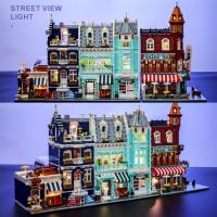MINI Bloques De Construcción Para Niños Villa Tienda De La Calle Del Mercado Europeo Escena De La Vía Ciudad Juguete De Montaje Modelo De Casa - details 2
