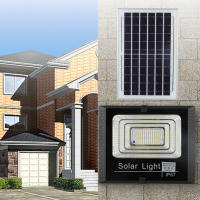 Lámpara De Inundación Solar Con Control Remoto Y Reflectivo LED Para Exterior Jardín Luz De Calle Inteligente IP67 Moderna Abs Plástico - details 0