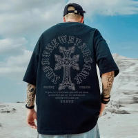 Camiseta De Algodón Para Hombre Grande Con Estampado De Dibujos Animados Estilo Hip-hop Callejero Harajuku Manga Corta Para Equipo De Baloncesto - details 2