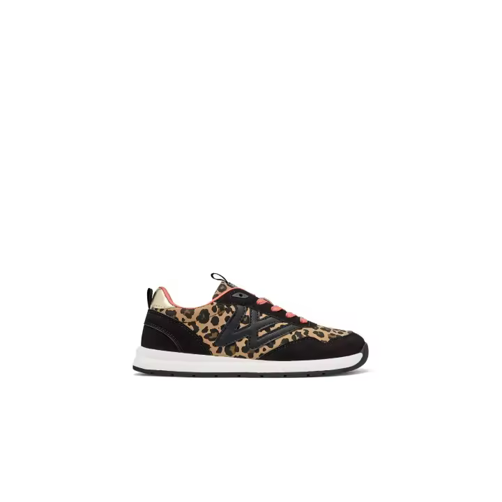 B&W Break&Walk - Zapatillas Deportivas Leopardo Barefoot Goflex para Niña - 1