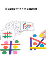 Puzzle De Arcoíris En Madera Juguete Educativo Montessori Para Niños Cognición De Colores Pensamiento Lógico Juego De Alineación Temprana - details 2