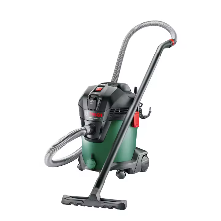 Bosch - Aspirador Húmedo y Seco - AdvancedVac 20 - 1200W, 20L, Función de Soplado, con Manguera y Accesorios - 1