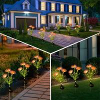 Luces Solares De Flores Para Jardín Impermeables Iluminación De Patio Camino Decoración De Jardín Fuente De Energía Solar - details 0