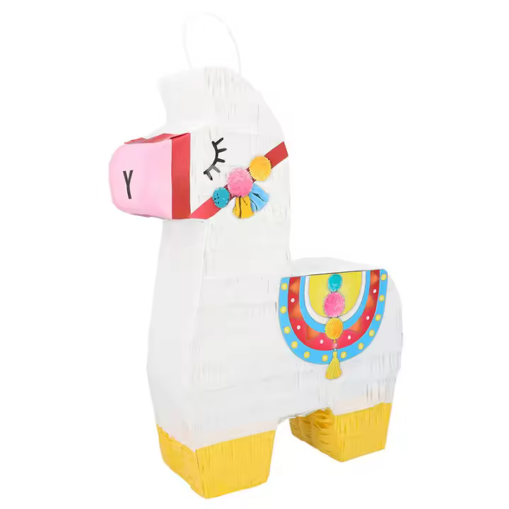 Piñata Llama para cumpleaños 45x33x8 cm - 1