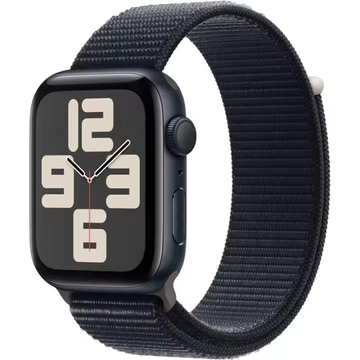 Apple Watch SE 2023 GPS 44 mm CA Aluminio Medianoche/Medianoche Cinturón deportivo - 1