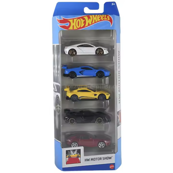 Hot Wheels Pack 5 Motor Show - HTV49 - 1