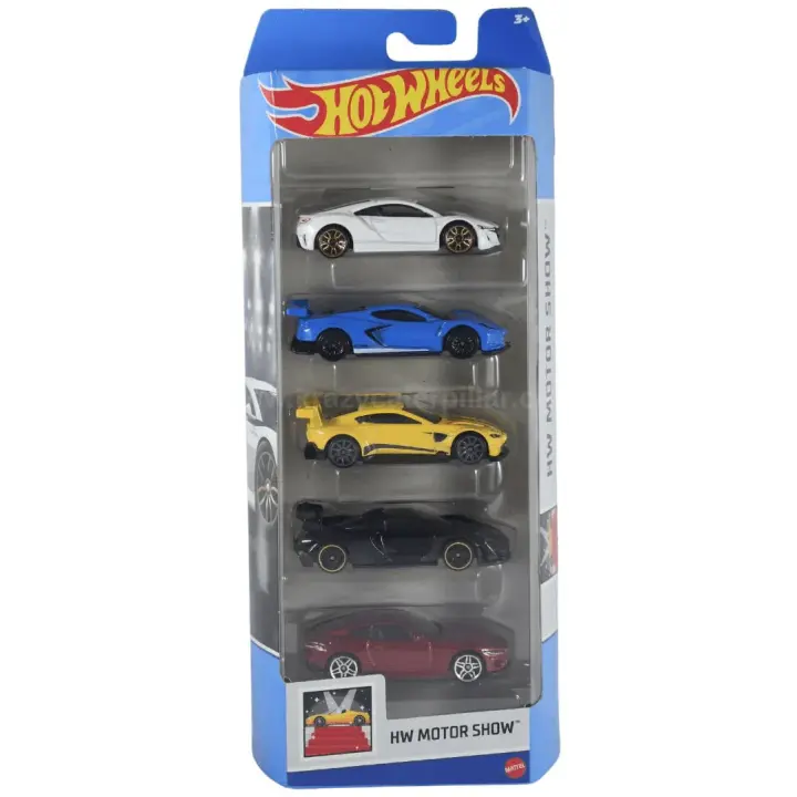 Hot Wheels Pack 5 Motor Show - HTV49 - 1