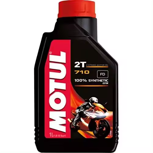 Motul 7102T - Aceite 100% sintético para mezcla para motores de 2 tiempos - 1
