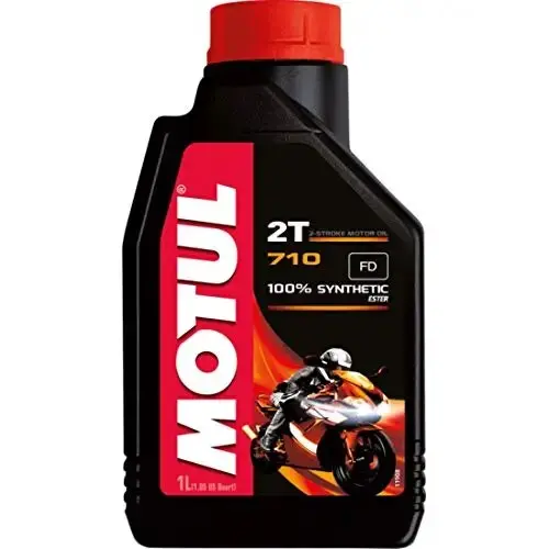 Motul 7102T - Aceite 100% sintético para mezcla para motores de 2 tiempos - 1