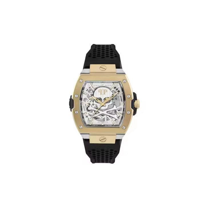 Reloj Automático Philipp Plein The Skeleton 2.0 Auto, IP Dorado, 44mm, PWJFA0825 - 1