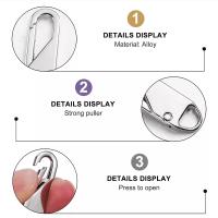 Kit De Reparación De Cremalleras Universales 10PCS Cabeza De Cremallera Metálica Desmontable Para DIY Costura Ropa Accesorios De Ropa - details 6