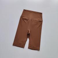 Shorts Deportivos Para Mujer Yoga High Waist Leggings Terciopelo Rápido Secado Ropa De Gimnasio Ciclismo Shorts De Fitness - details 13