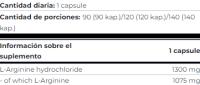 Mega Arginine 140 Cápsulas - Scitec Nutrition - details 1