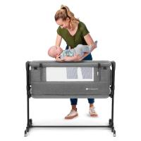Kinderkraft Neste Grow Cuna Colecho 3 en 1, para Bebé, con Colchón, Cuna de Cabecera, Fácil Ajuste, Desde el Nacimiento hasta los 2 años, Buena Circulación de Aire, Ruedas - details 0