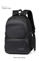 Mochila Para Hombre Mochila De Viaje Casual Impermeable De Gran Capacidad Con Computadora Bolsa De Estudiante De Colegio Marca Trendy - details 21