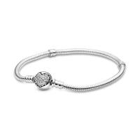 Pulsera De Plata Esterlina 925 Con Estrella Luna Mariposa Corazón Y Puño De Zirconia Para Mujer Pulsera De Moda Para Fiestas Y Joyería DIY - details 27