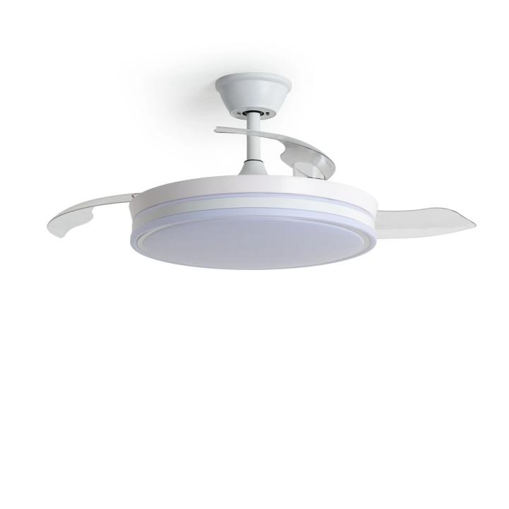 Ventilador de Techo con luz Silencioso DC aspas retráctiles Dalori Evo — oferta en Miravia