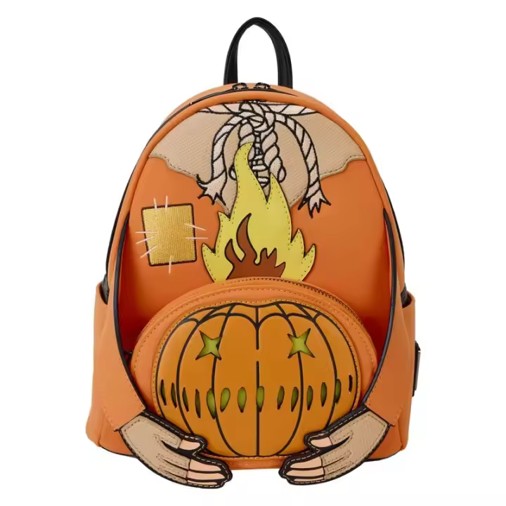 Mochila Sam Trick r Treat Loungefly 26cm. Mochila ergonómica con amplio espacio. Diseño resistente y versátil para llevar tus pertenencias con estilo. - 1
